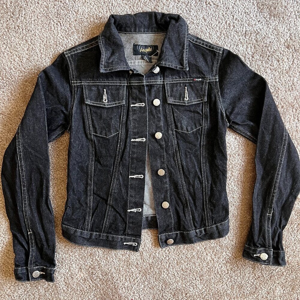 Angels Denim Jean Jacket Juniors Cropped